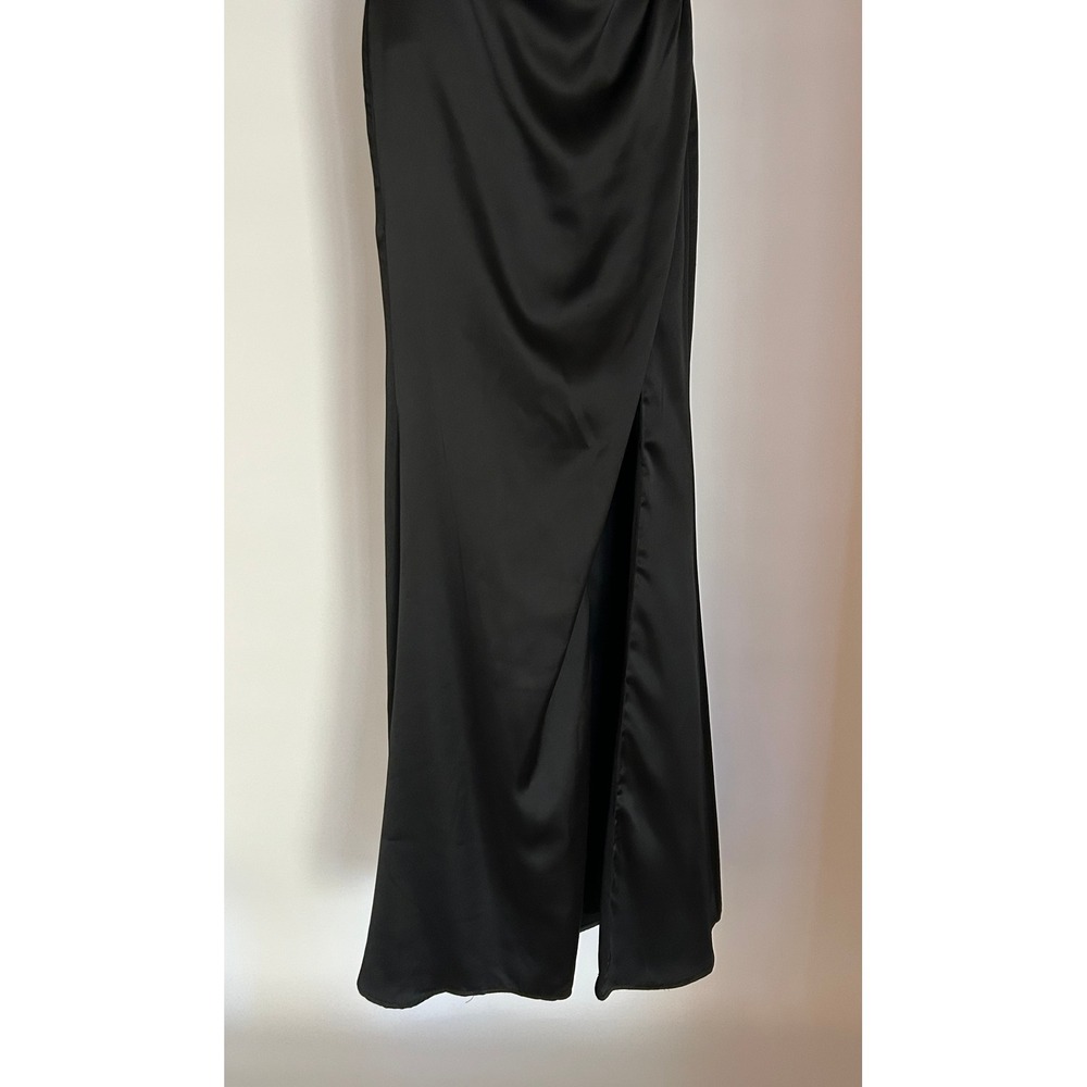 GB Black Corset Strappy Ruched Long Gown Dress Prom Homecoming Junior‎ Size 3 - Picture 5 of 16